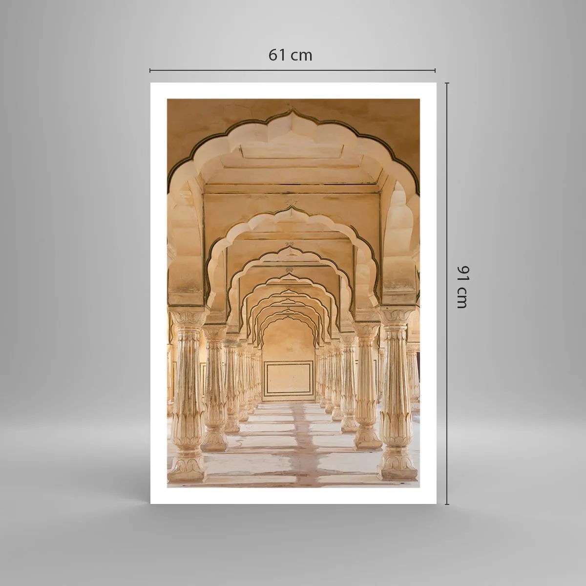 Affiche - Poster - Dans le palais du maharaja - 61x91 cm