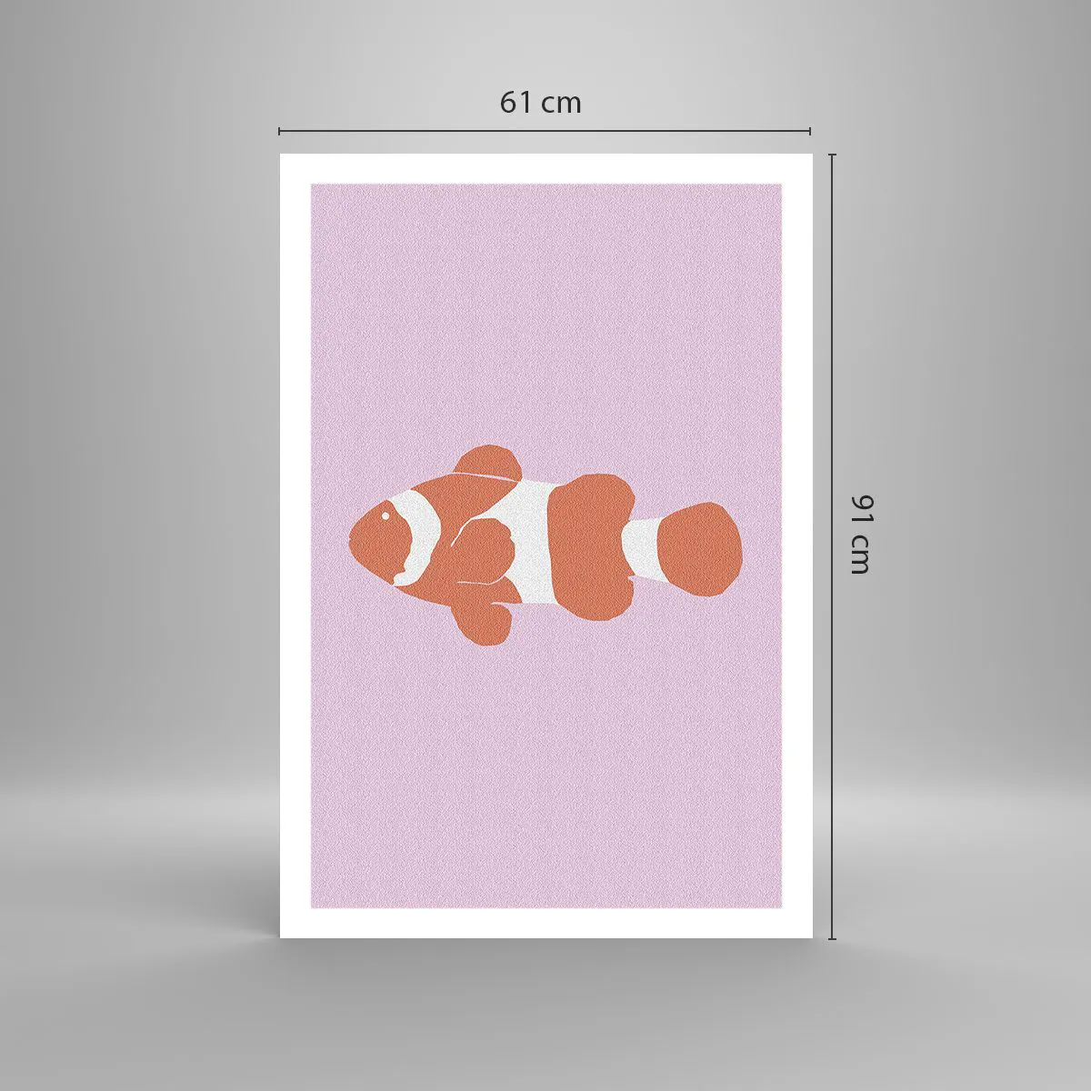 Poster - Coral Suits Her from Head to Tail - 61x91 cm