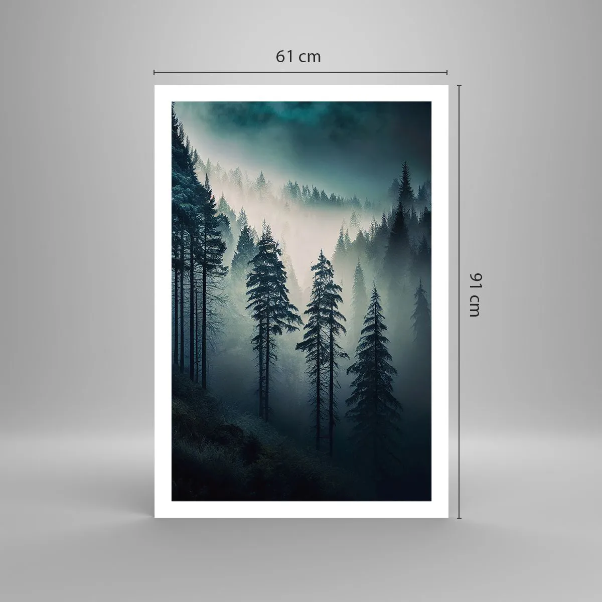 Plakat - Górski poranek - 61x91 cm