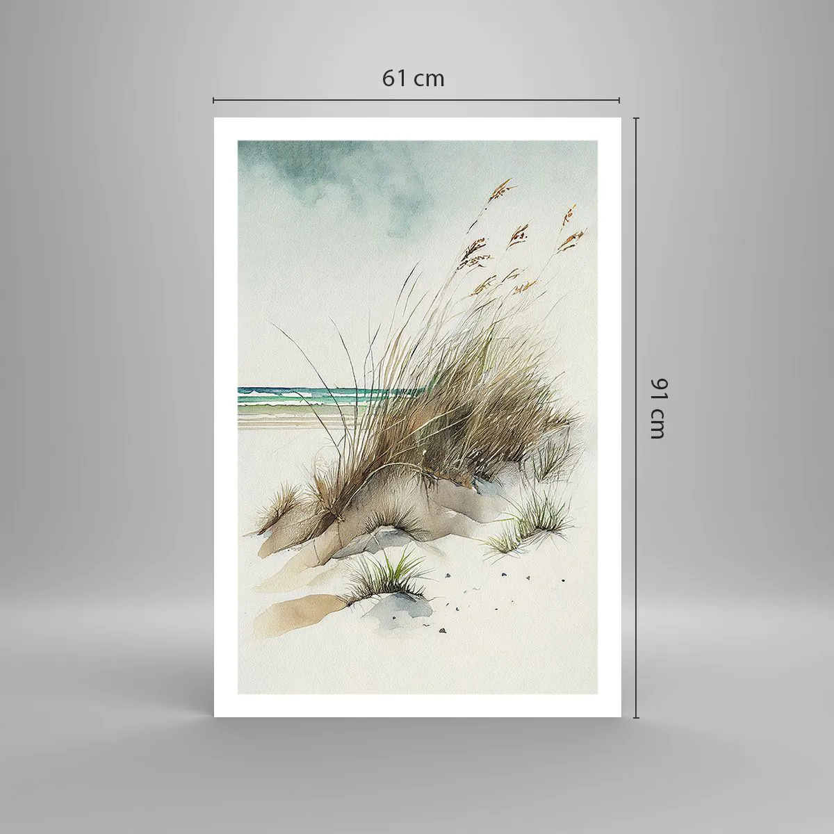 Poster - Mit Sand bedeckt - 61x91 cm