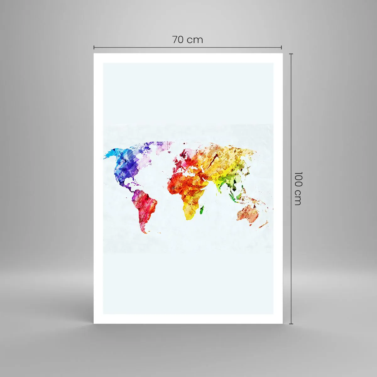 Affisch - Världens alla färger - 70x100 cm
