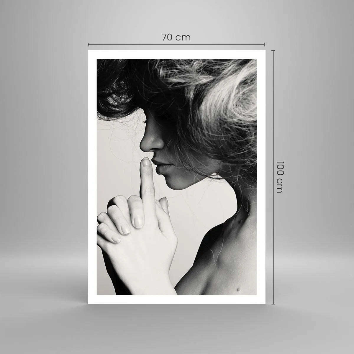 Affisch - Lyssnar på sig själv - 70x100 cm