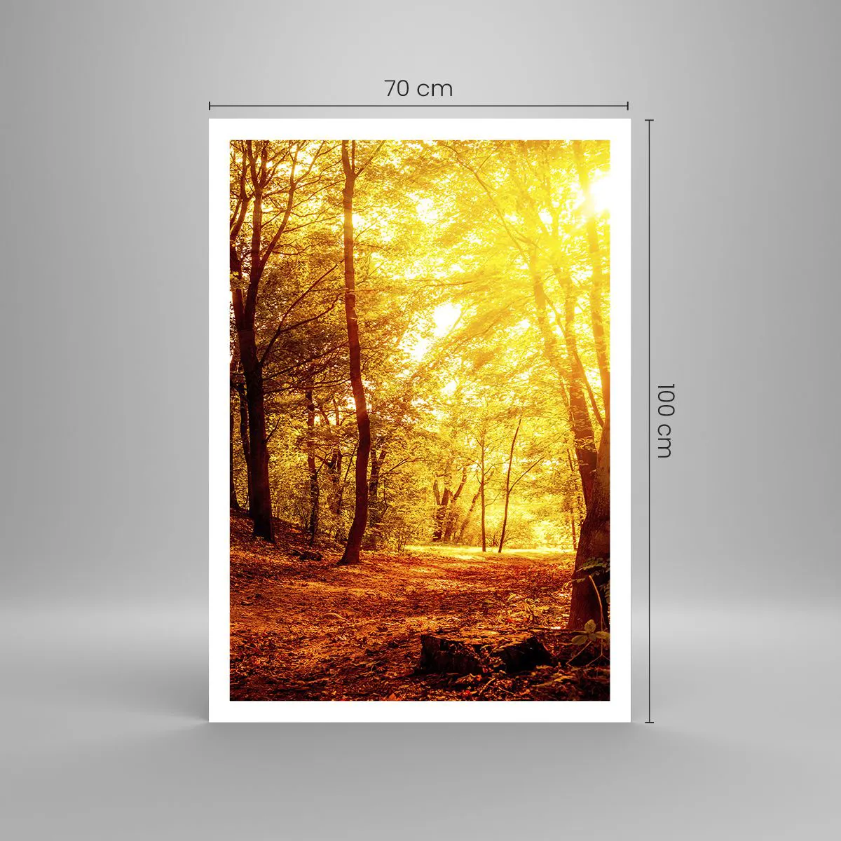 Poszter - Az arany tisztás felé - 70x100 cm