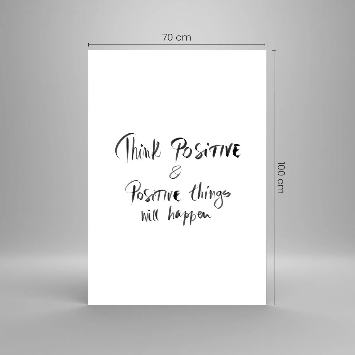 Poster - Hoe leef je het leven? - 70x100 cm