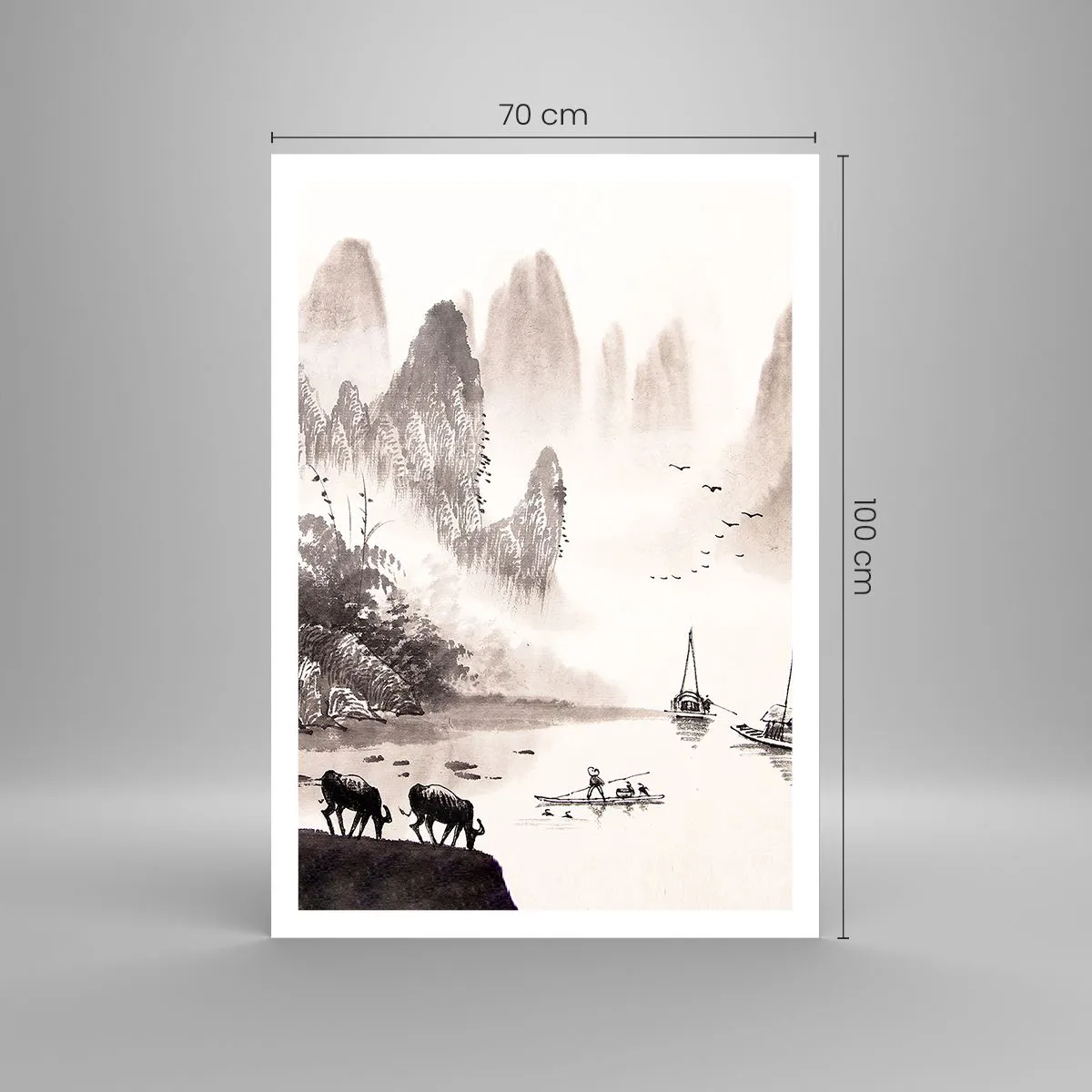 Poster - Het exotische alledaagse leven van het Oosten - 70x100 cm