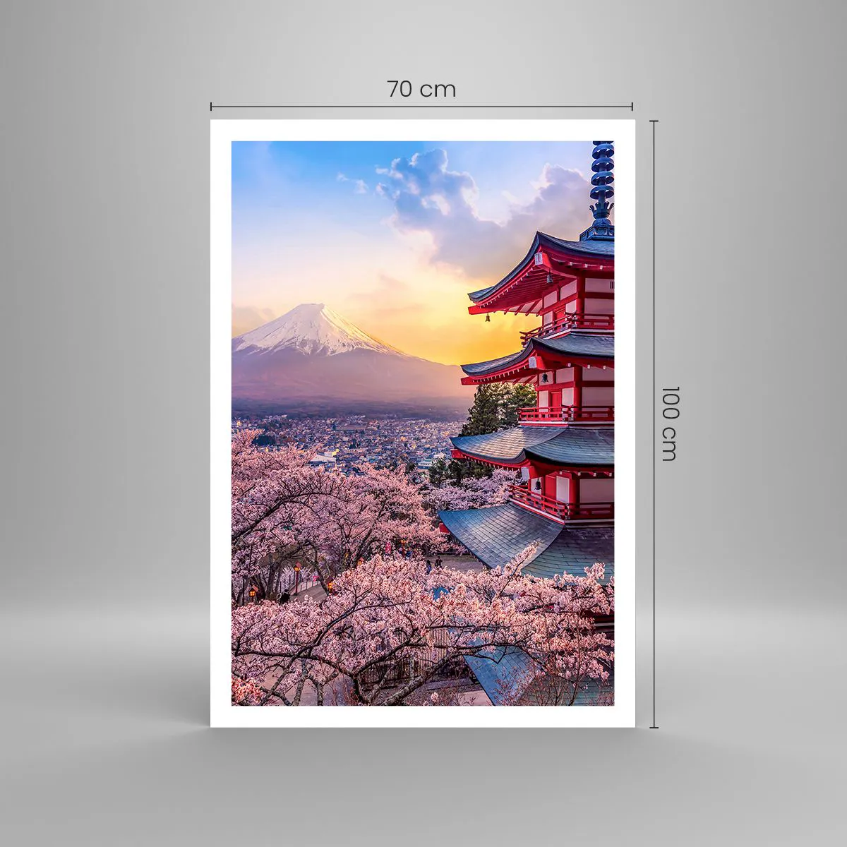 Plakat - Essensen af den japanske ånd - 70x100 cm