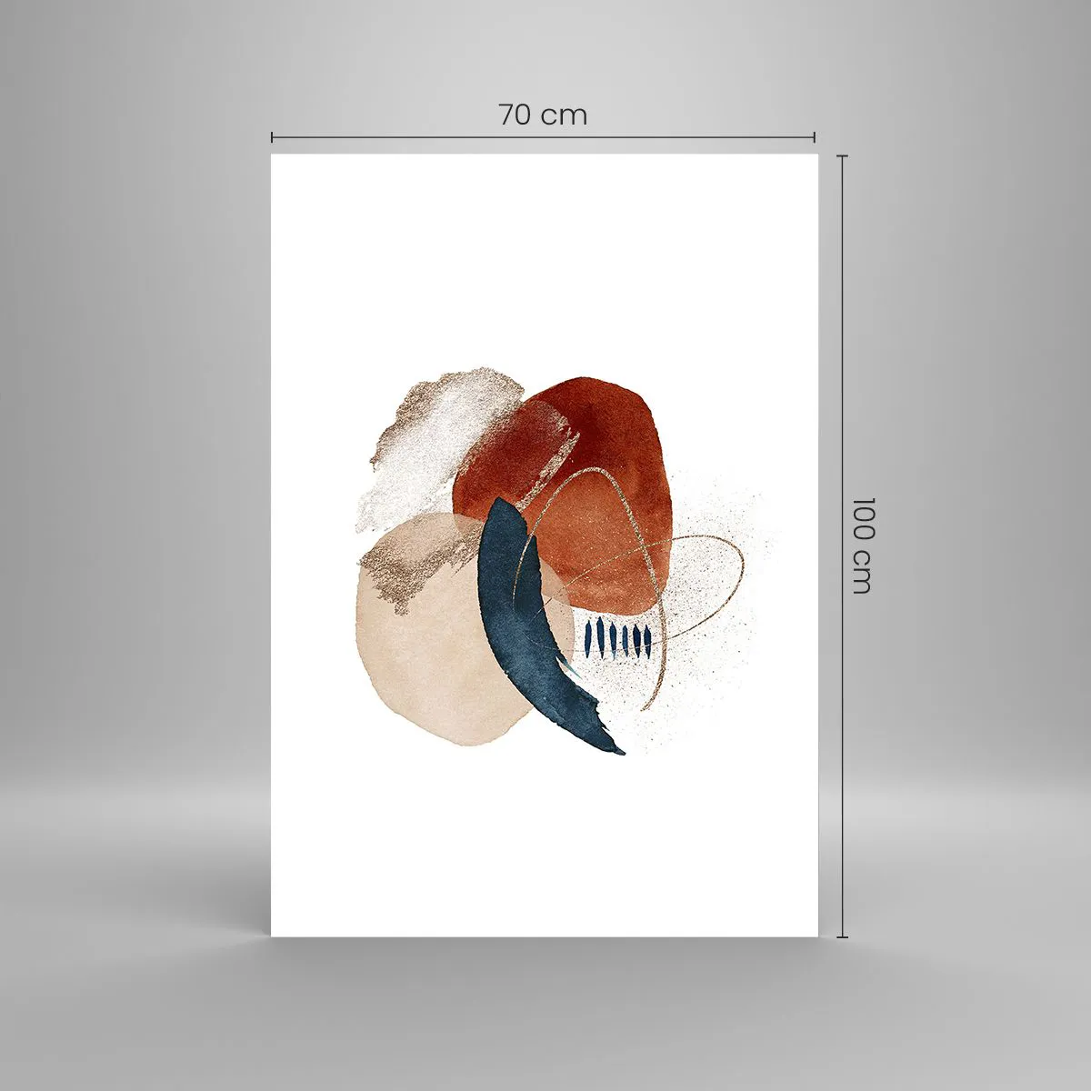 Poszter - Ovális kompozíció - 70x100 cm