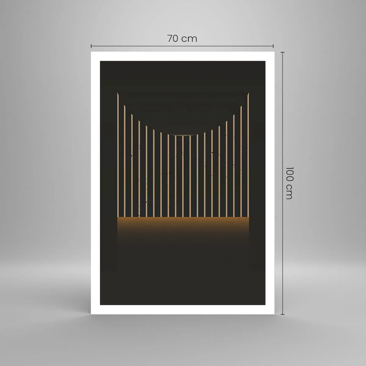 Poster - Explorați întunericul - 70x100 cm