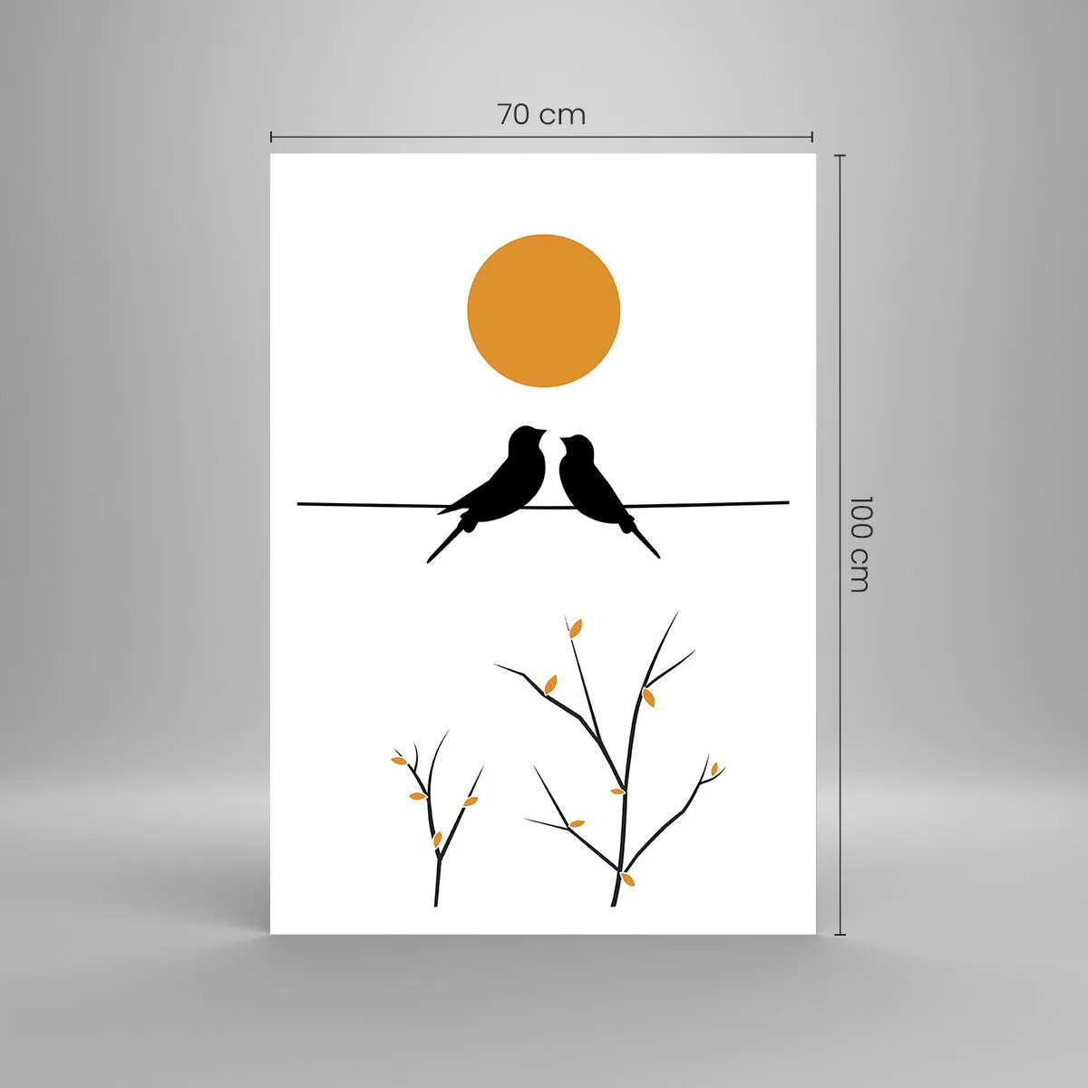 Pôster - A noite dos rouxinóis - 70x100 cm