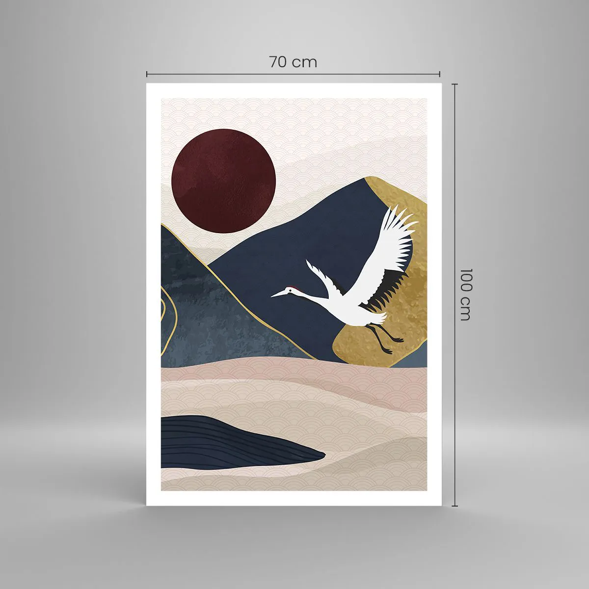 Affiche - Poster - Encore une fois, la journée s'est ÉCOULÉE - 70x100 cm