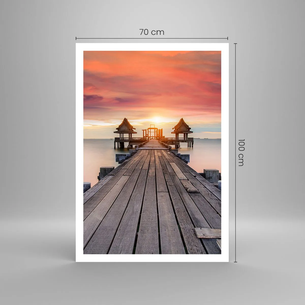 Poster - Sunset on the East - 70x100 cm