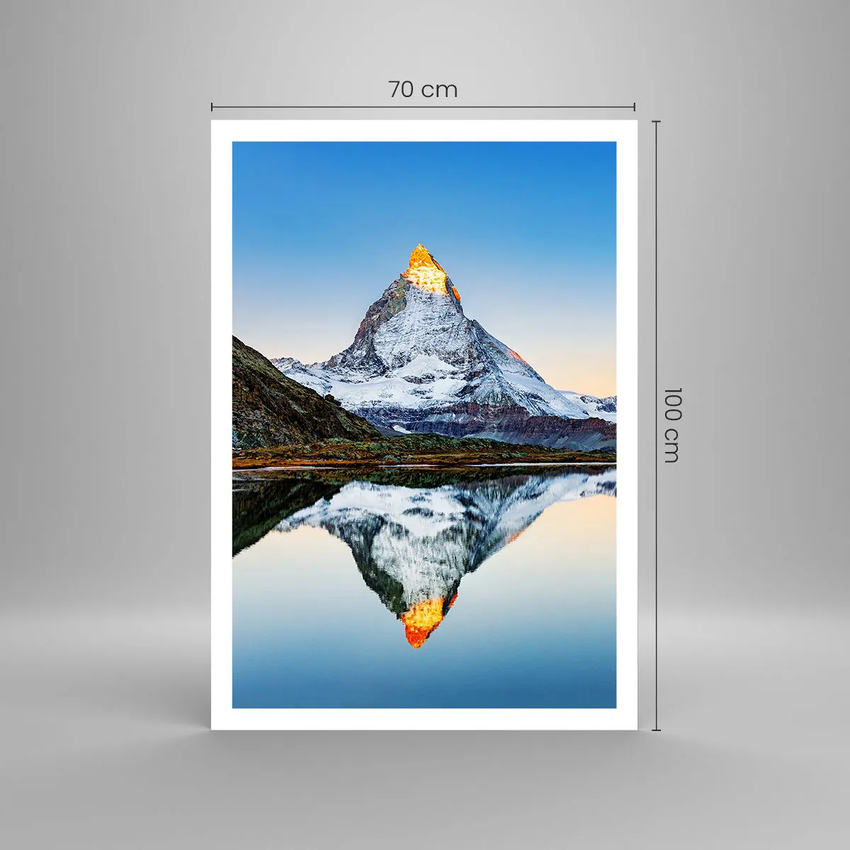 Affiche - Poster - Deux mondes - 70x100 cm