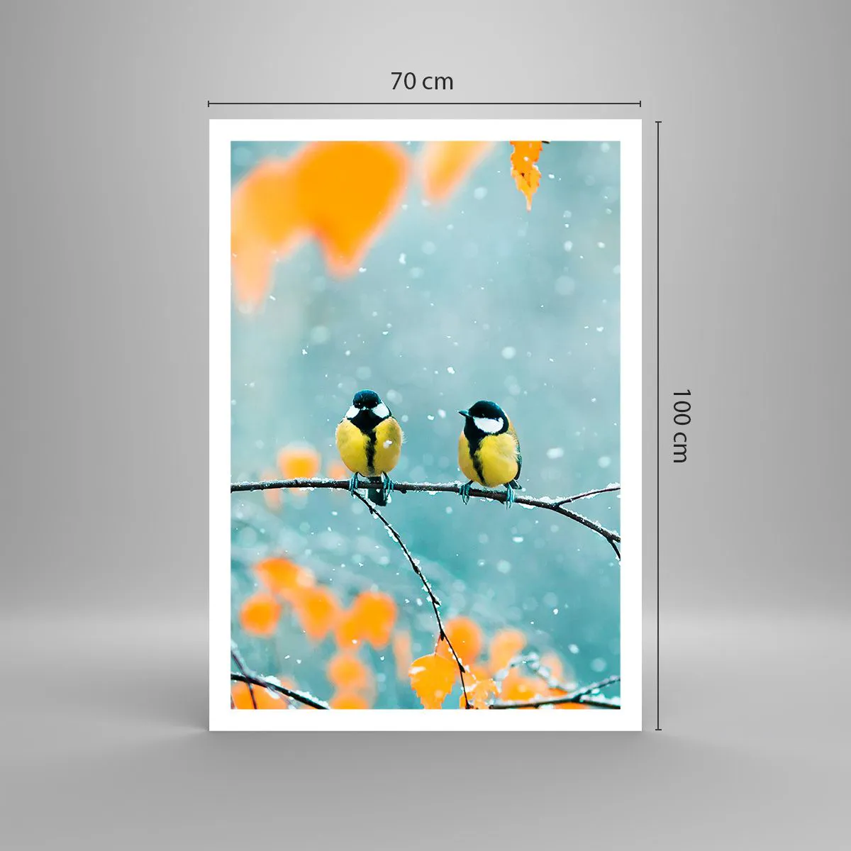 Affiche - Poster - Potins d'oiseaux - 70x100 cm