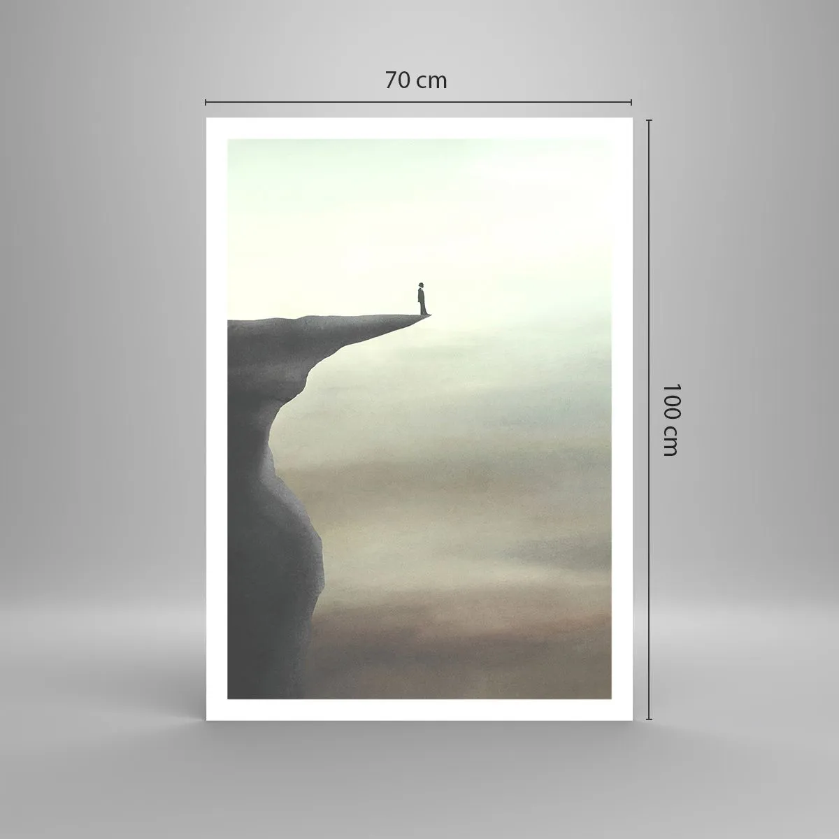 Poster - Nach oben, natürlich! - 70x100 cm