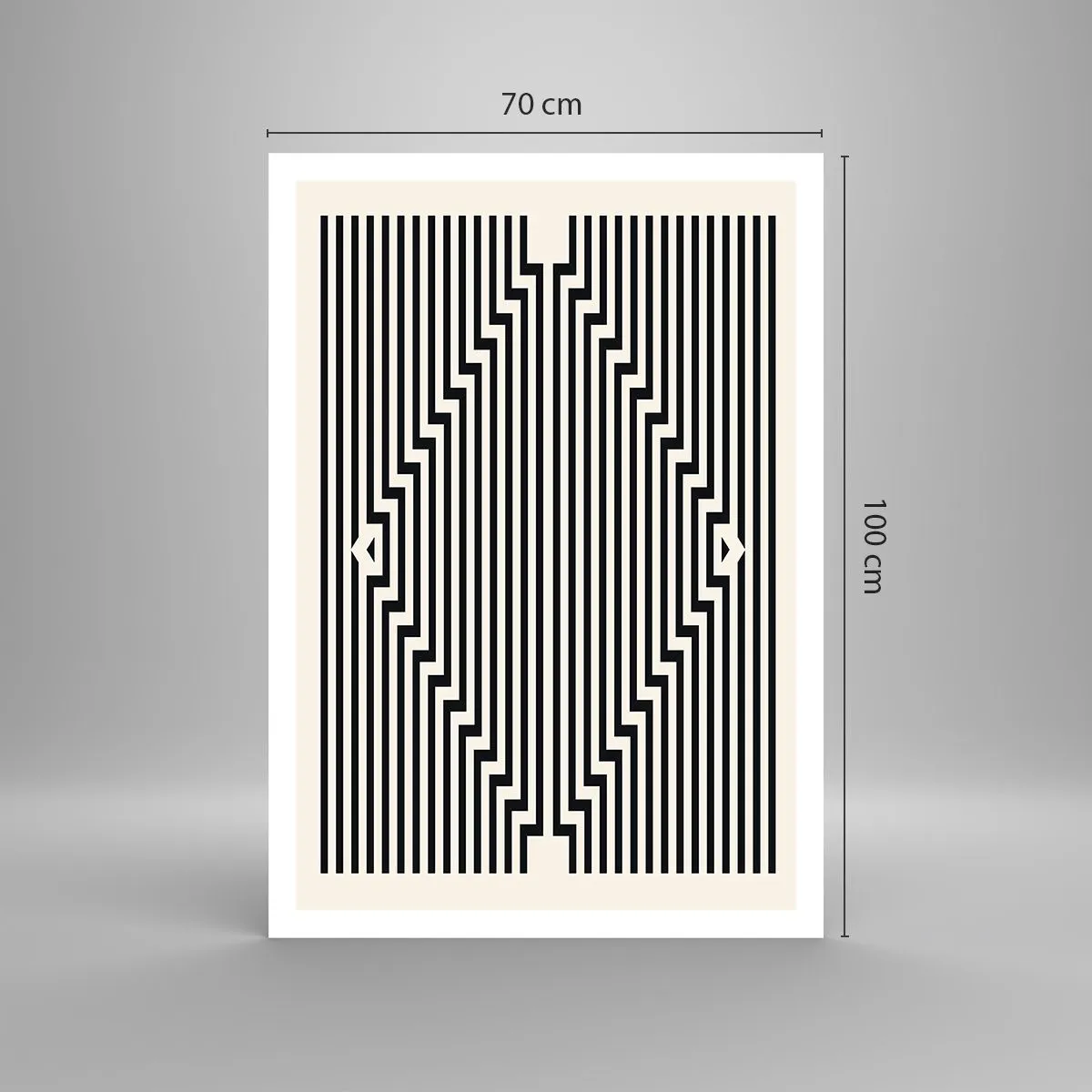 Affisch - Geometrisk illusion - 70x100 cm