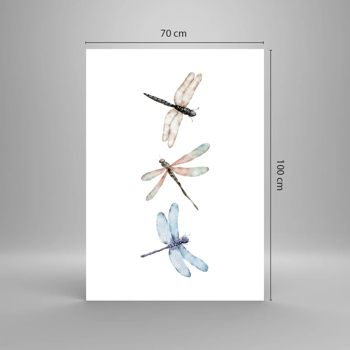 Plakat - Vægtløse guldsmede - 70x100 cm