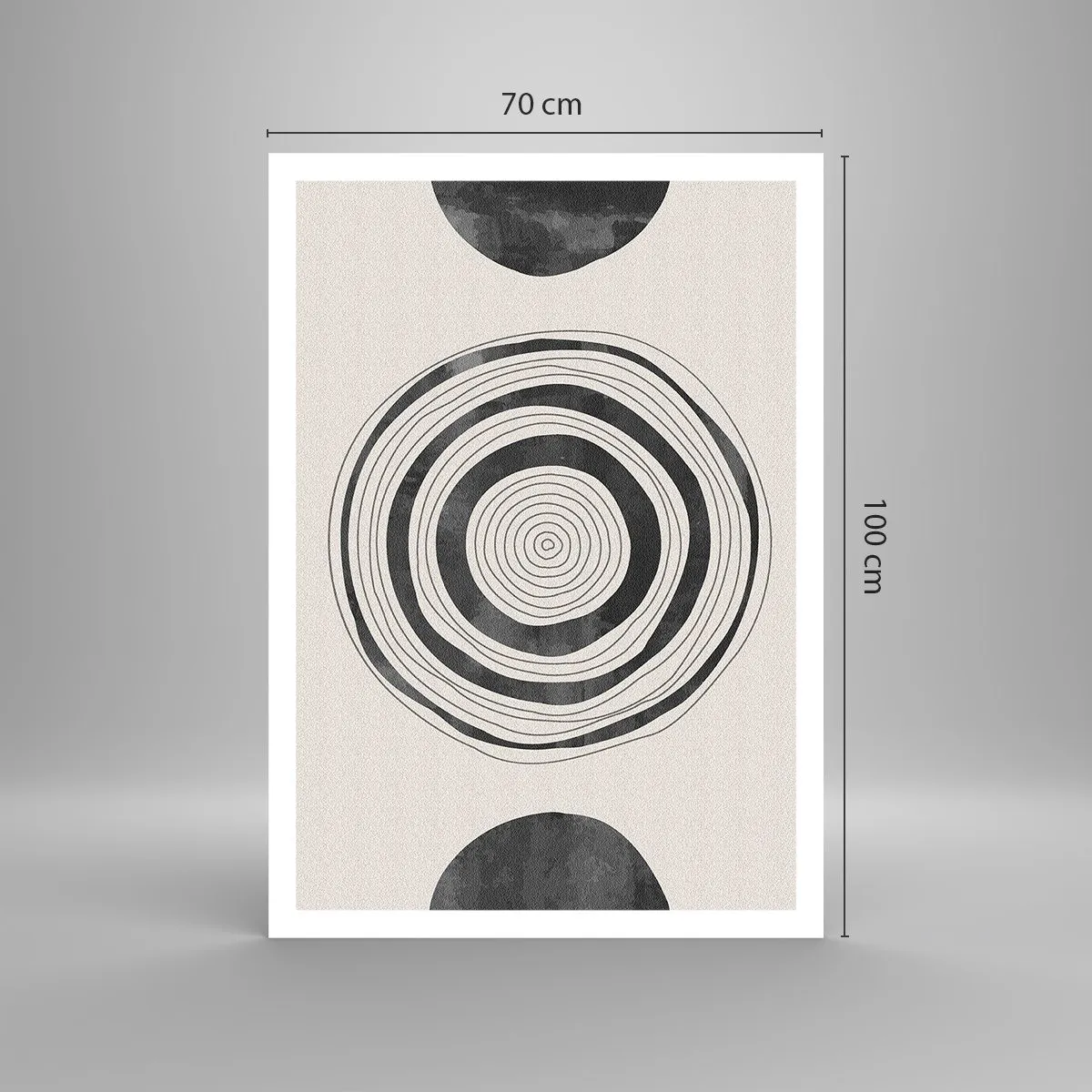 Poster - Wichtig ist, was dazwischen liegt - 70x100 cm