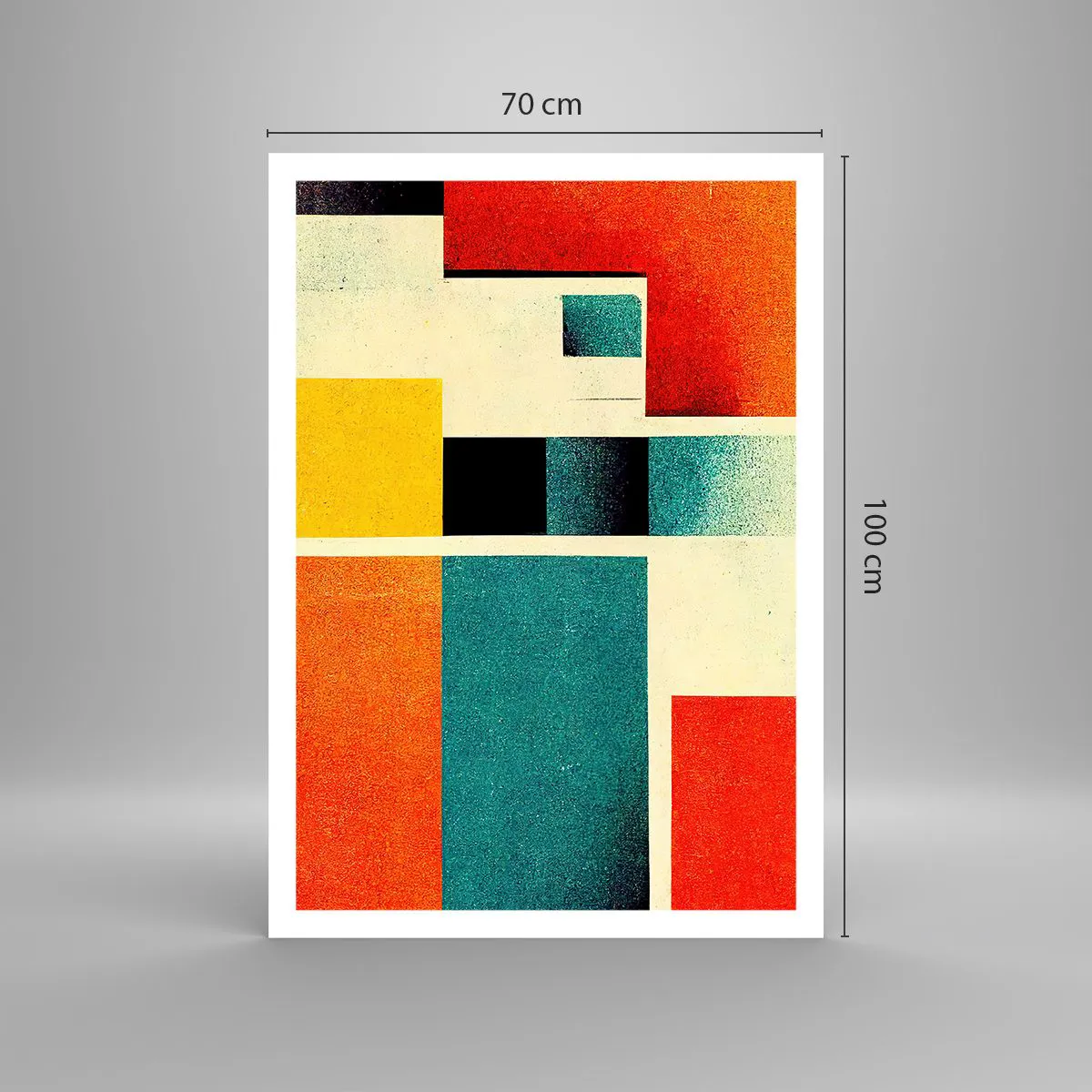 Poster - Geometric Abstract - Good Energy - 70x100 cm