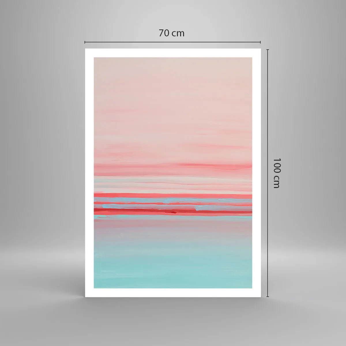 Poster - Astrazione all'alba - 70x100 cm