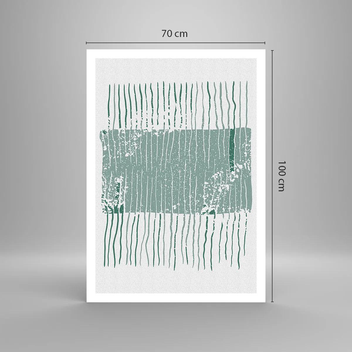 Plakat - Abstrakcja morska - 70x100 cm