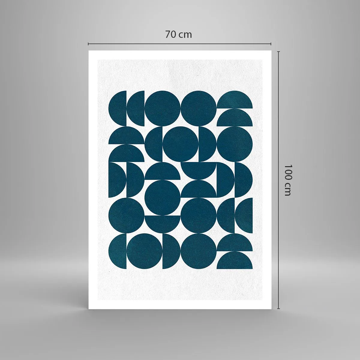 Poster - Circles and Semicircles - 70x100 cm