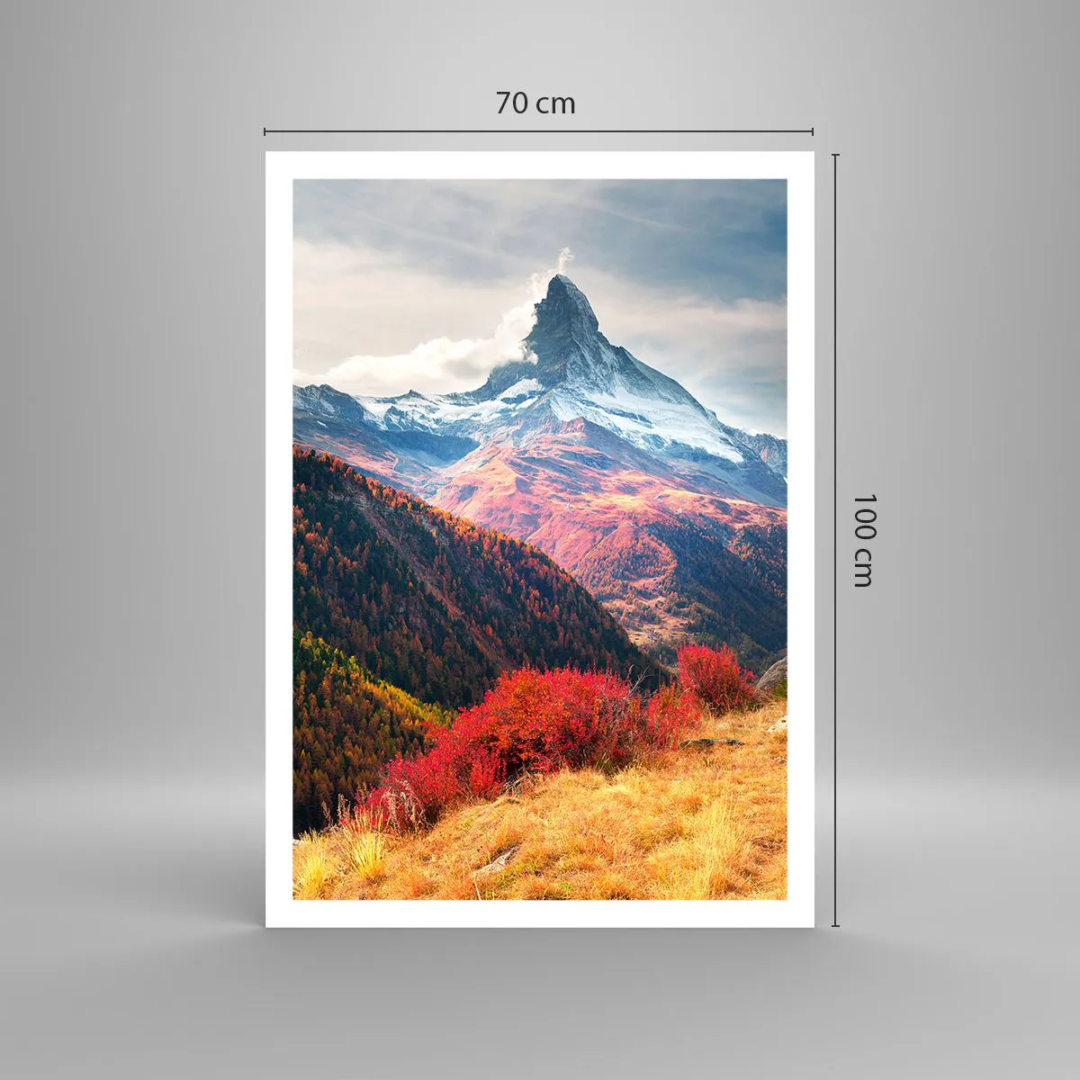 Plakat - Alpernes efterår - 70x100 cm