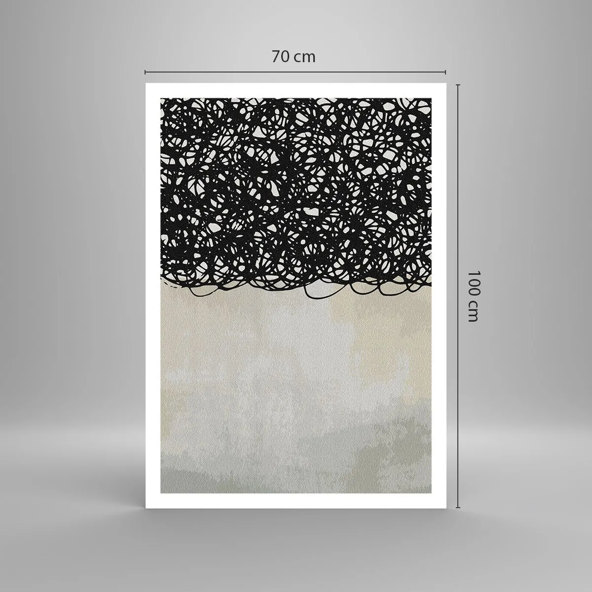 Poster - Turbulente Abstraktion - 70x100 cm