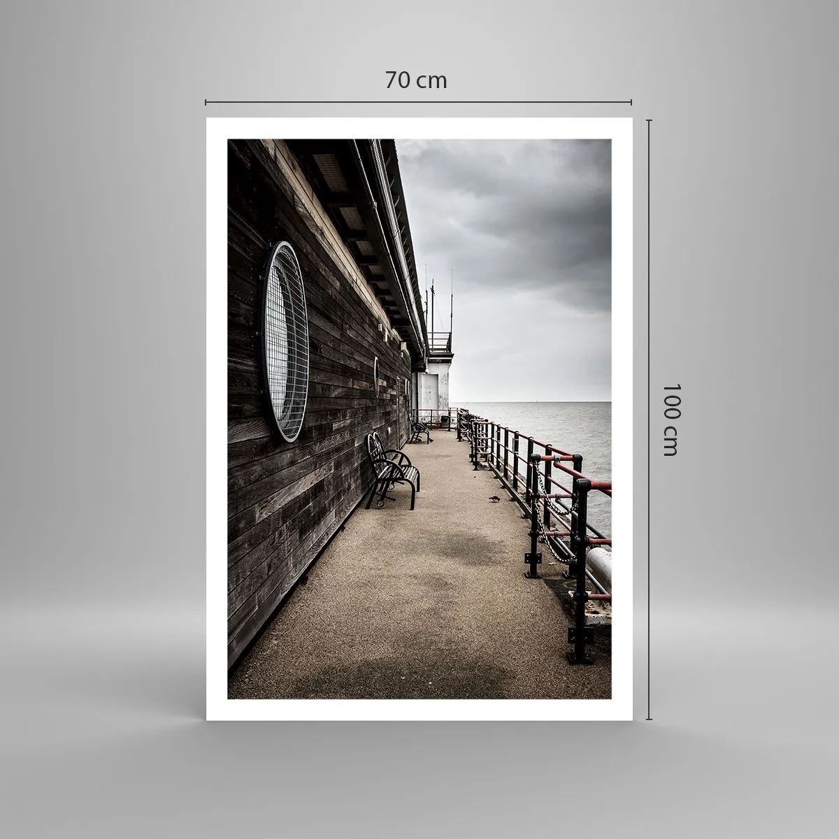 Poster - Die Zeit blieb stehen - 70x100 cm