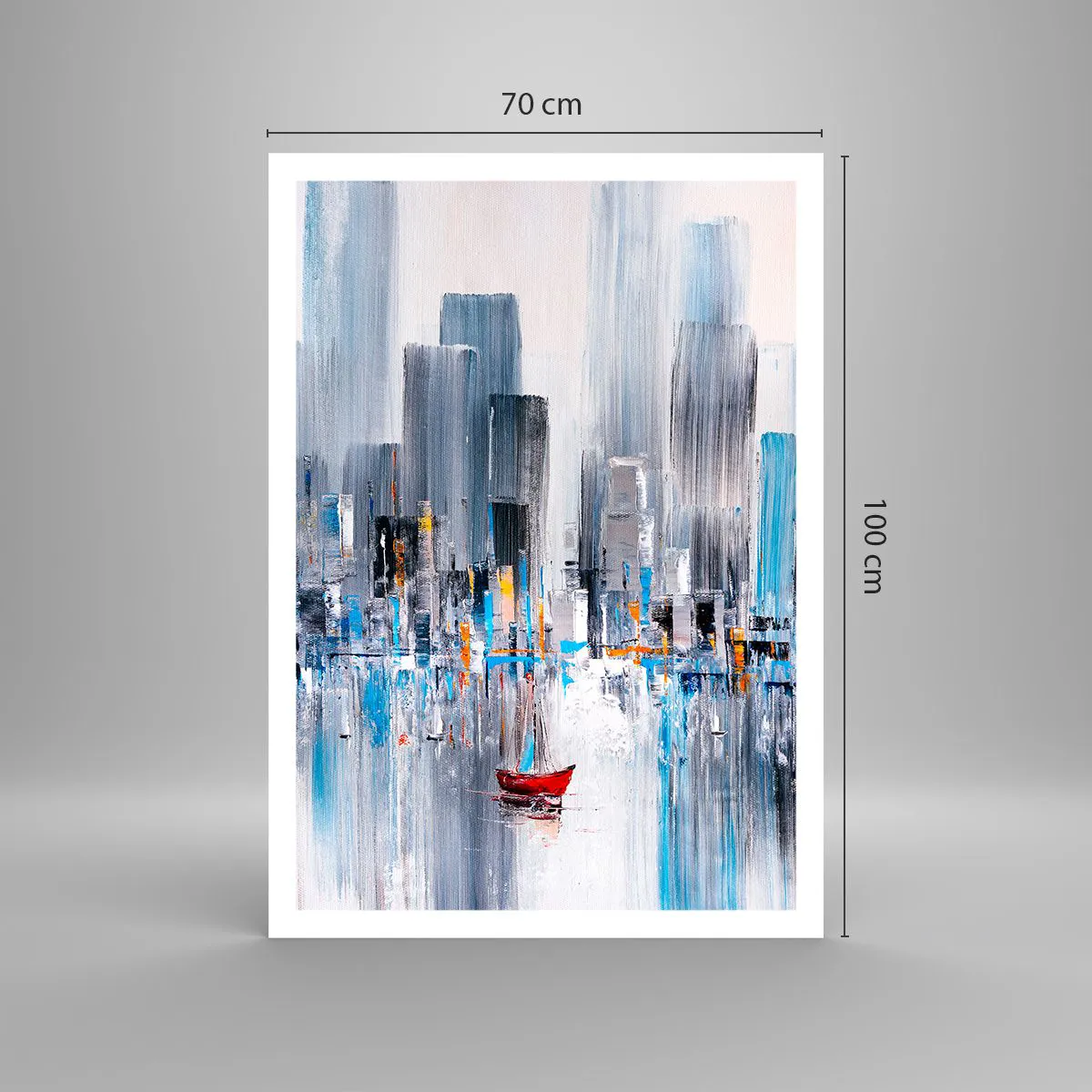 Poszter - Metropolis az öböl mellett - 70x100 cm