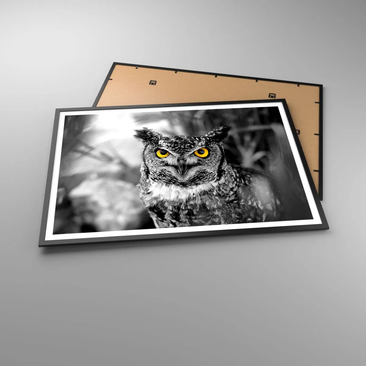 Poszter fehér keretben - Semmi sem fog elbújni - 100x70 cm