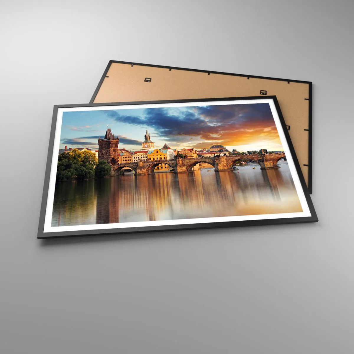 Plakat i sort ramme - Smukt for evigt - 100x70 cm