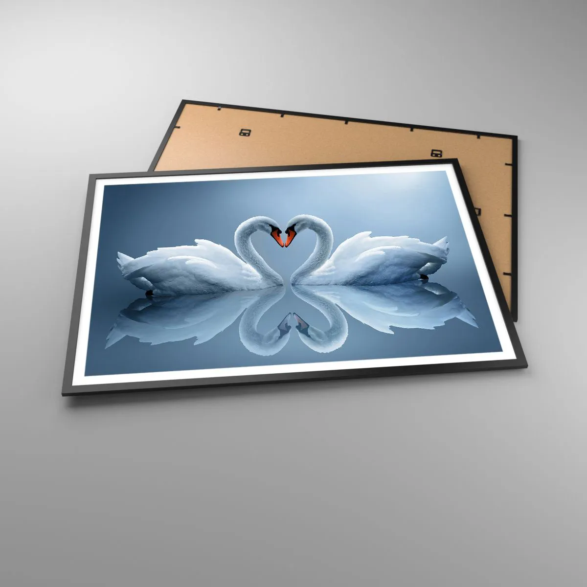 Poszter fehér keretben - Itt az ideje a szerelemnek - 100x70 cm