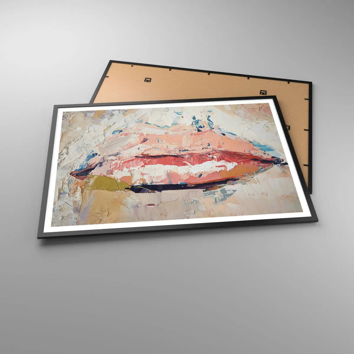 Poszter fehér keretben - Felébreszti az érzékeket - 100x70 cm