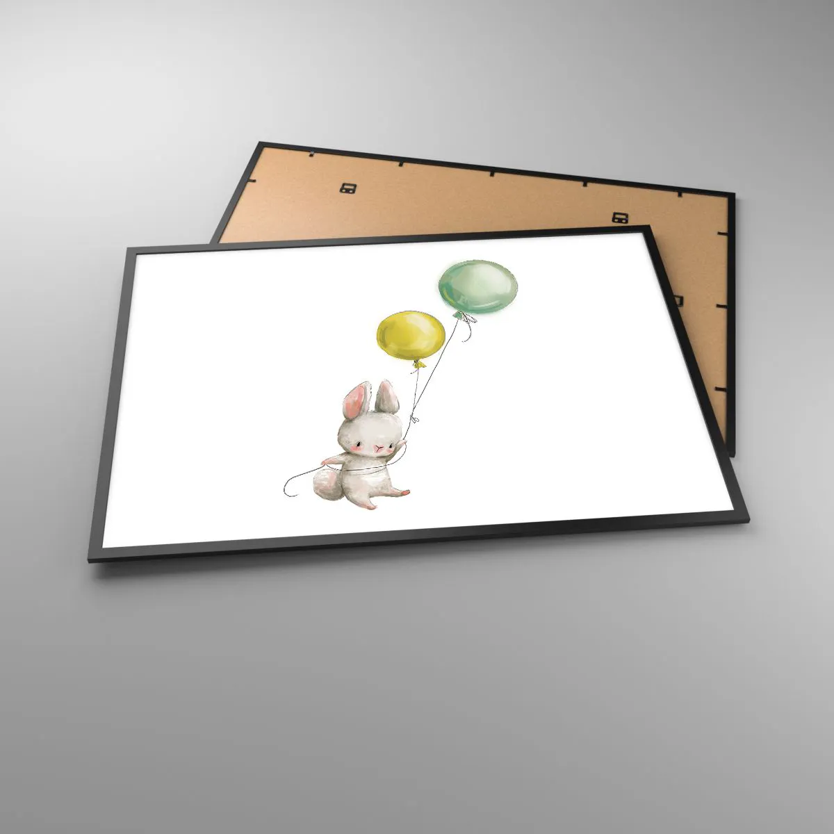 Plagát v čiernom ráme - Poletím aj ja! - 100x70 cm