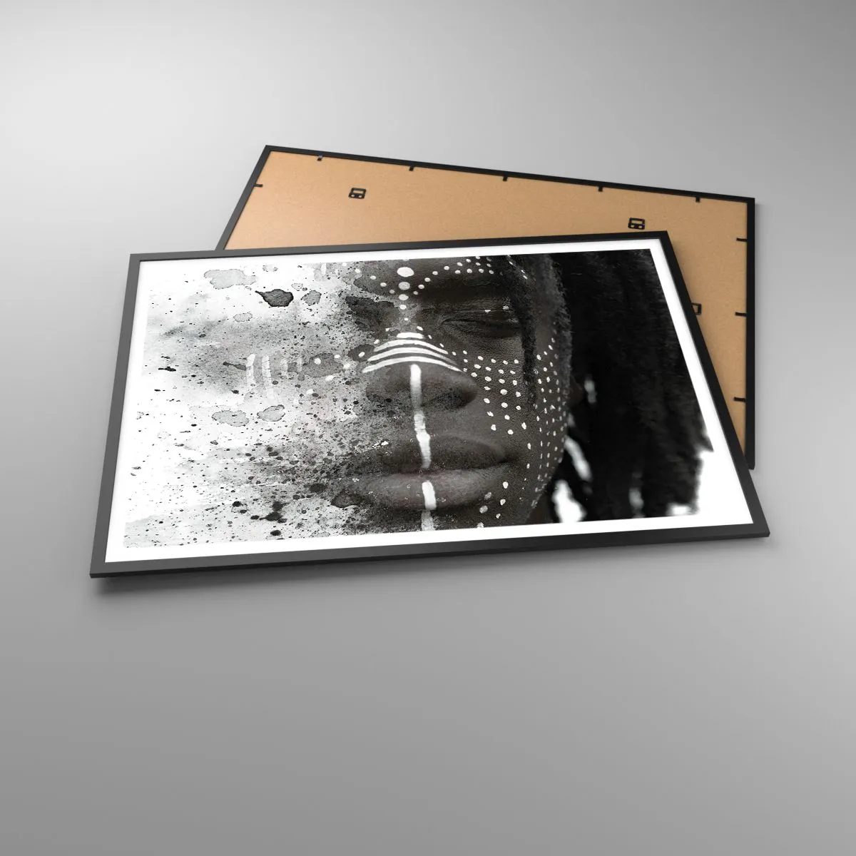 Plakát v černém rámu - Objev původního ducha - 100x70 cm