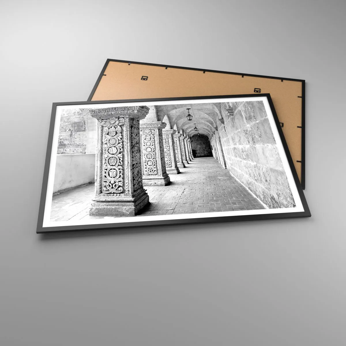 Poster in black frame - Where is this Going...? - 100x70 cm