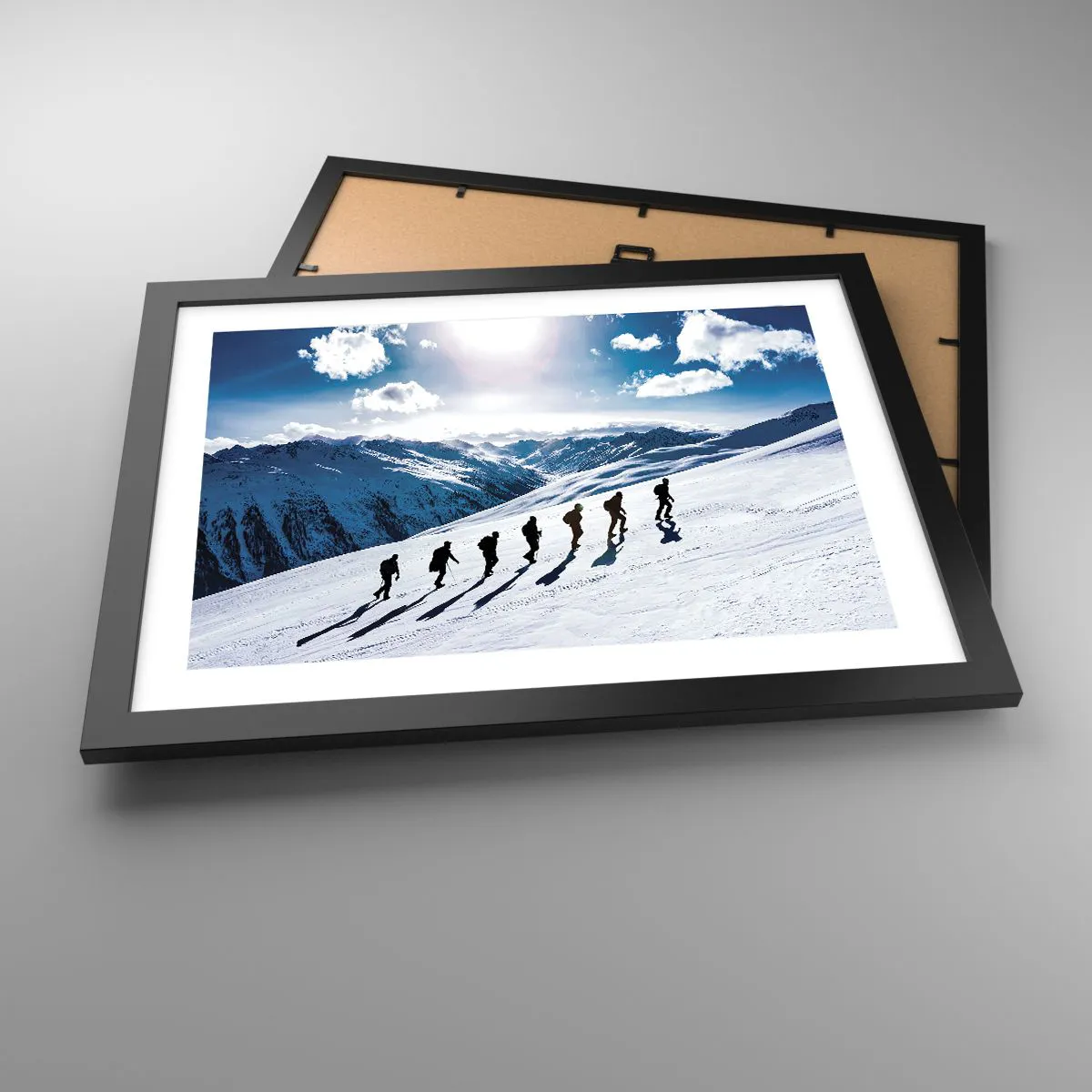 Plagát v čiernom ráme - Tím dobývateľov - 40x30 cm