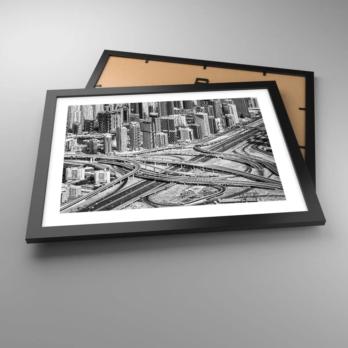 Poster in einem schwarzem Rahmen - Dubai - die unmögliche Stadt - 40x30 cm