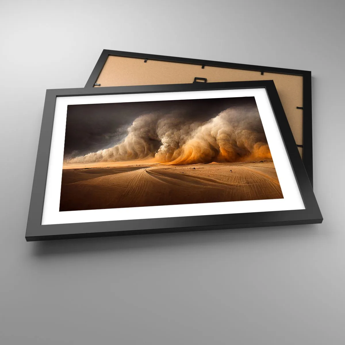 Plakat i sort ramme - Ørkenens vrede - 40x30 cm