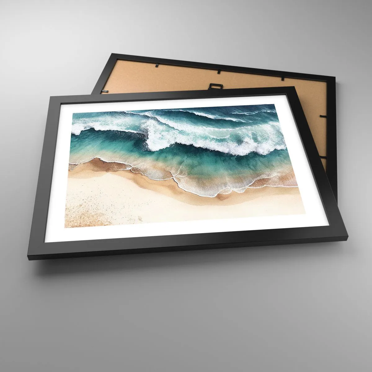 Plakát v černém rámu - Odvěké setkání - 40x30 cm