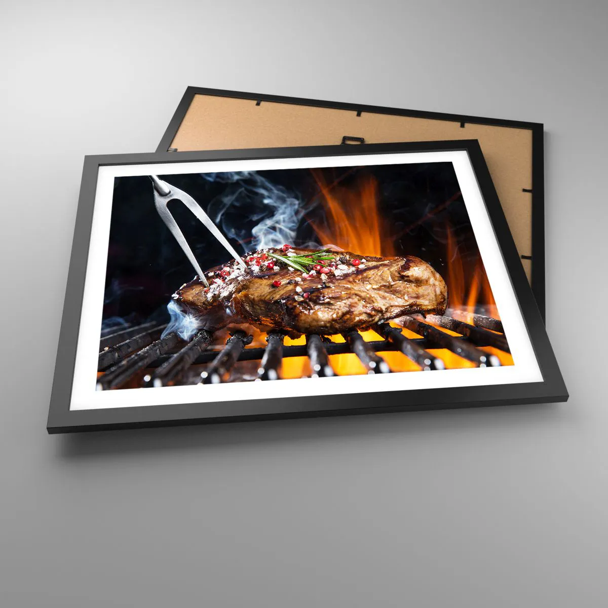 Plakát v černém rámu - Šťavnaté a voňavé - 50x40 cm