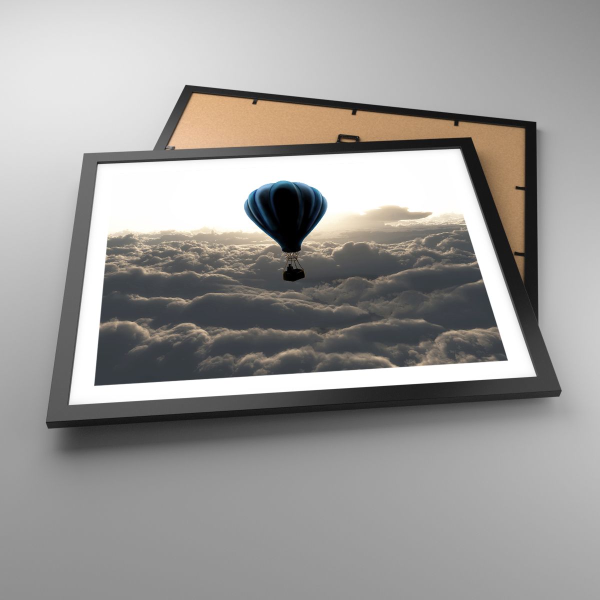 Poster Landscape, Poster Balloon Flight, Poster Travels, Poster Clouds, Poster Adventure