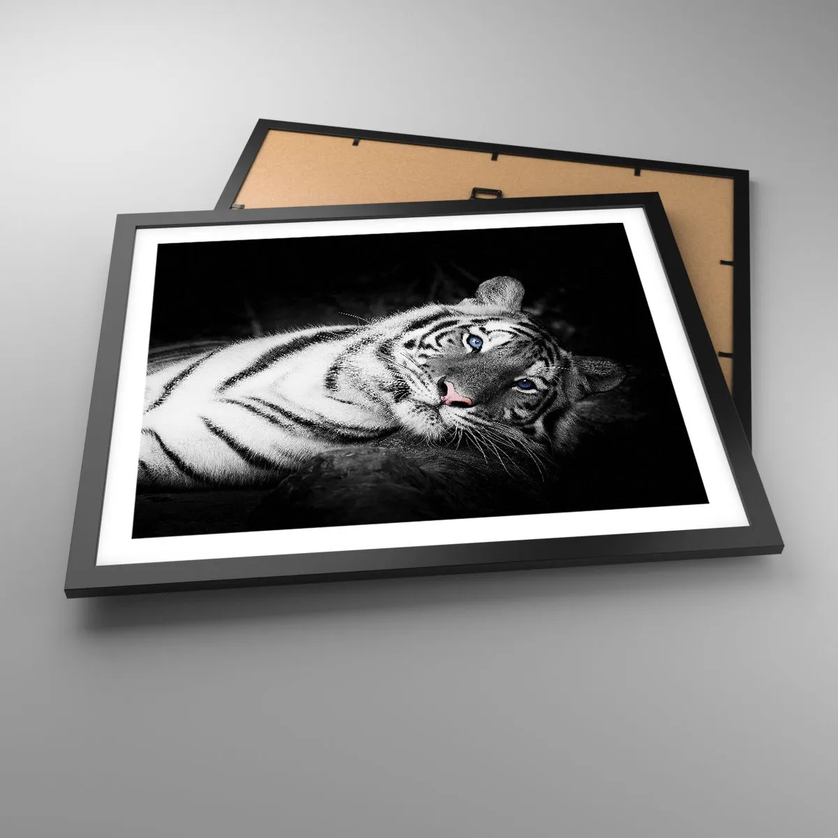 Plakat i sort ramme - Vildskab og fred - 50x40 cm