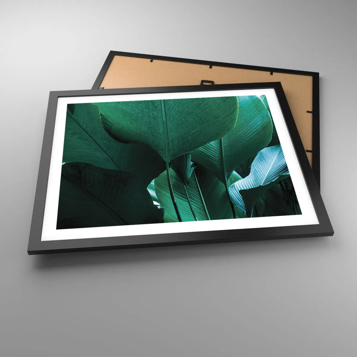 Poster in black frame - Turned towards Light - 50x40 cm