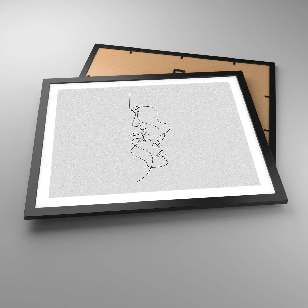 Poszter fehér keretben - Gyászos sóvárgás - 50x40 cm