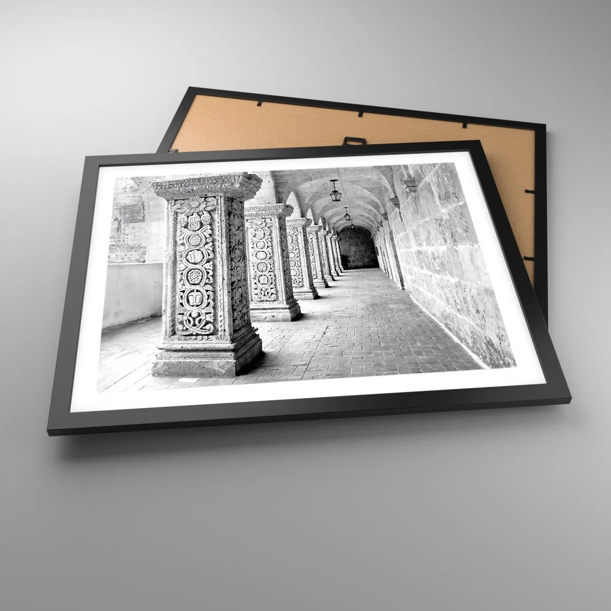 Poszter fehér keretben - És hová megy...? - 50x40 cm