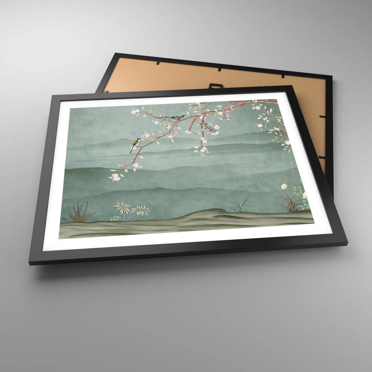 Poszter fehér keretben - Tavasz, ah, te vagy az - 50x40 cm