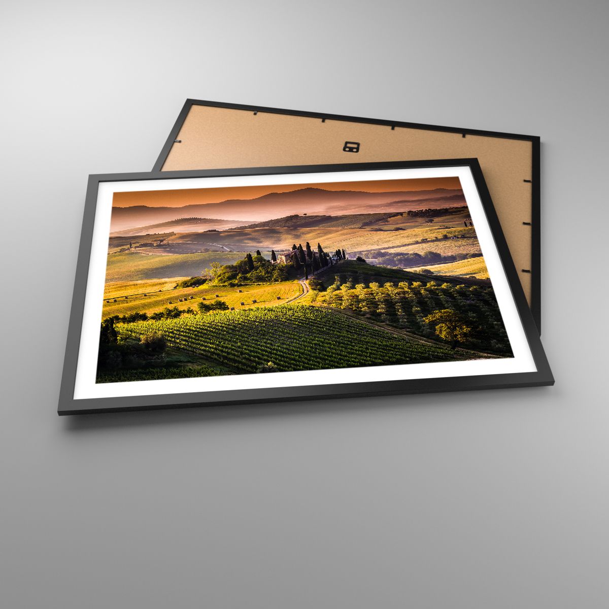 Poster Landschaft, Poster Toskana, Poster Weinberge, Poster Reisen, Poster Italien