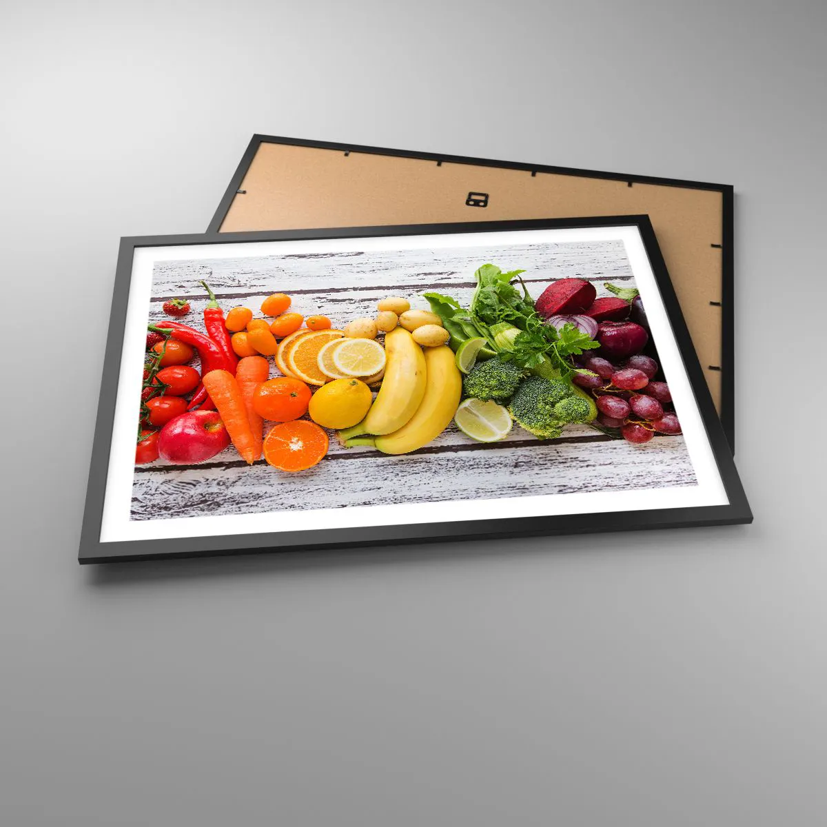 Affisch i svart ram - Räcker det inte? - 70x50 cm