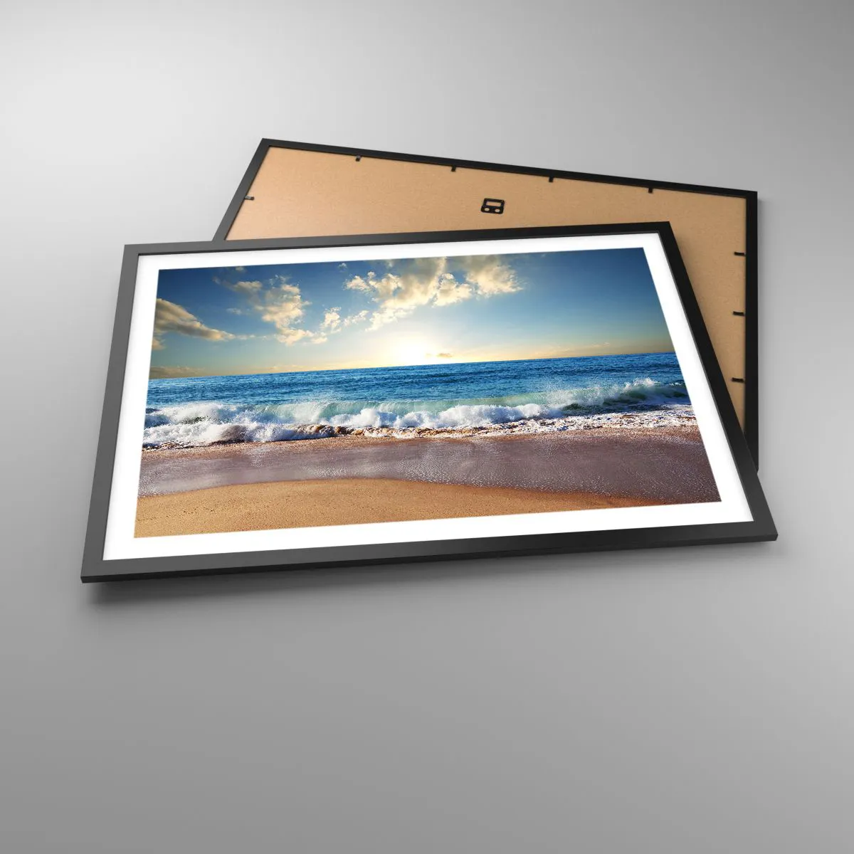 Plakát v černém rámu - Pohyb a nehybnost zároveň - 70x50 cm